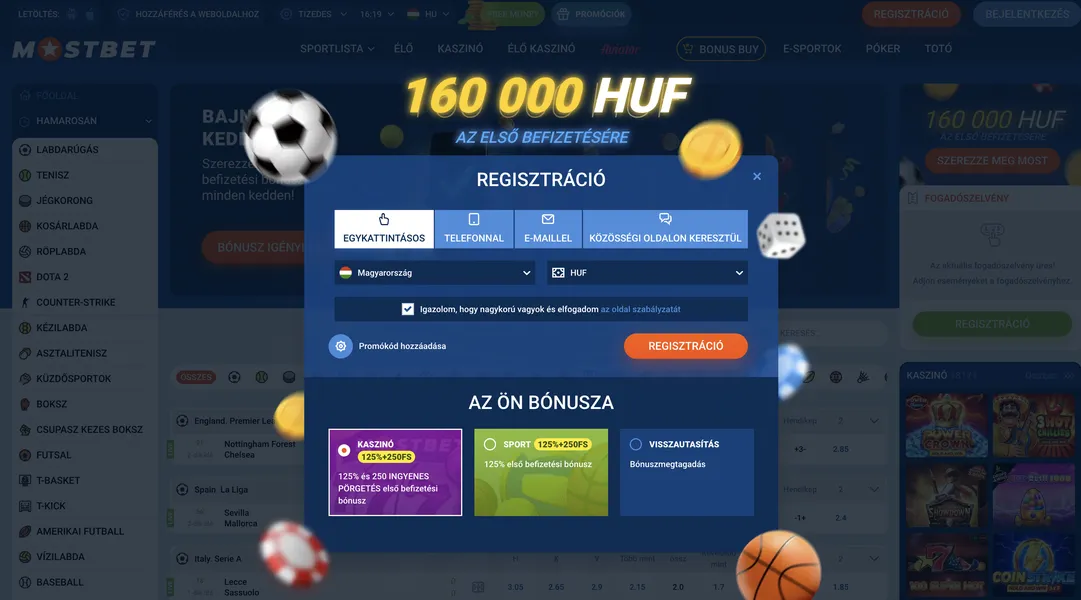 Mostbet fiók létrehozása lépésről lépésre